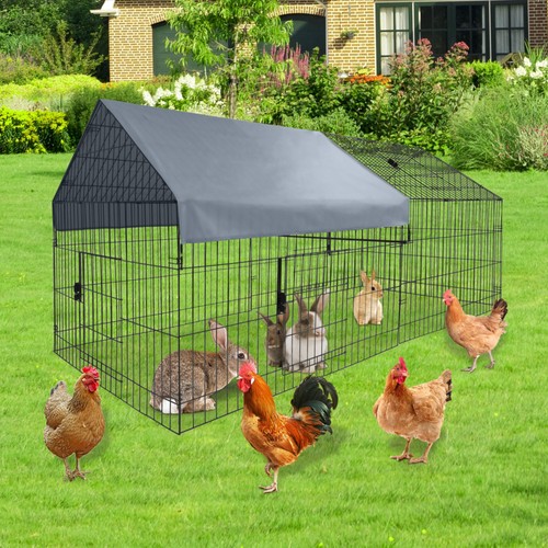 Chicken coop run large - in,