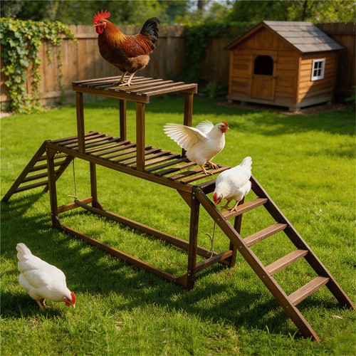 Chicken roosting bars perch - chicken,