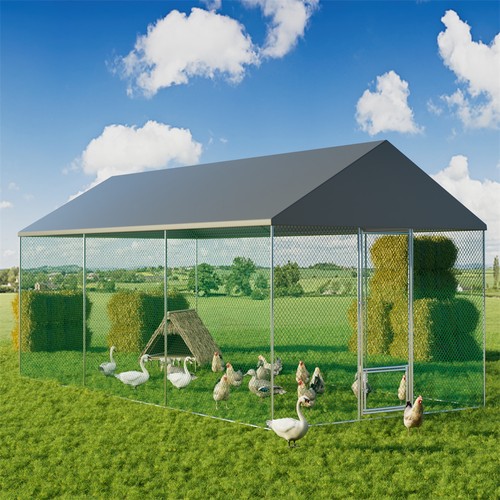 Xxl large metal chicken - metal, coop
