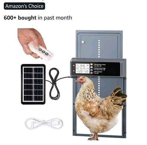 Automatic chicken coop door - chicken,