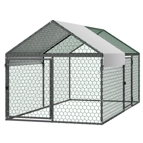 Metal chicken coop - coop, 3.3x6.6ft