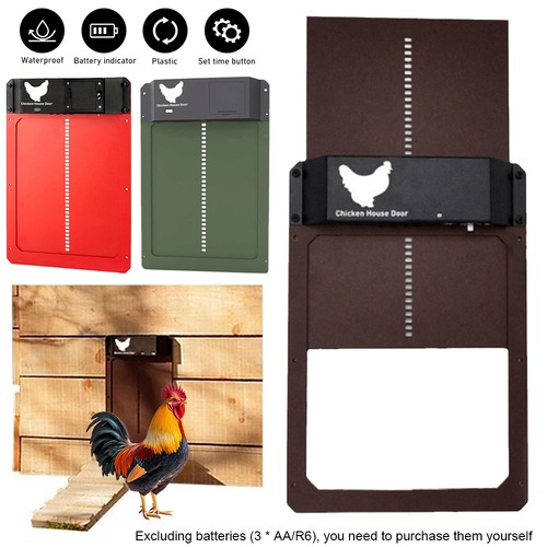 Automatic chicken coop - automatic, door