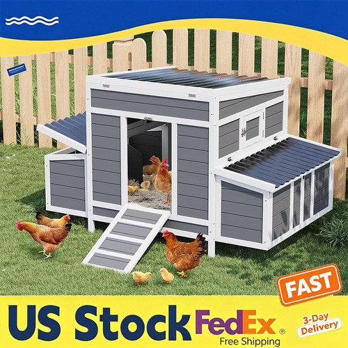 Inch large wooden chicken - inch,
