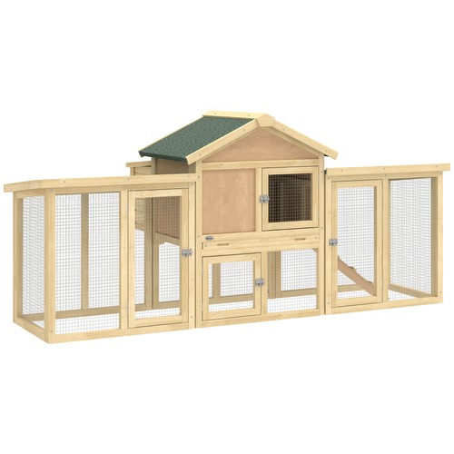 Pawhut wooden chicken - pawhut,