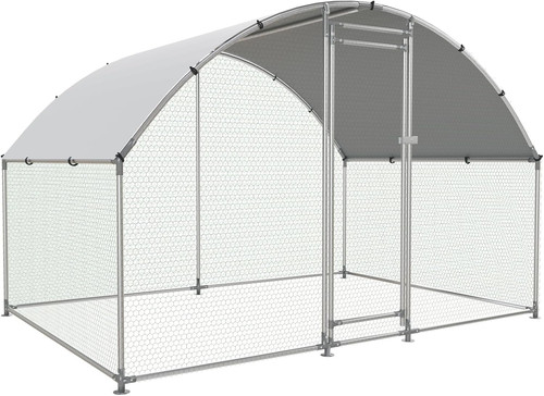 Large metal chicken coop - large,