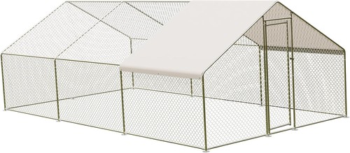 Large metal chicken coop - metal,