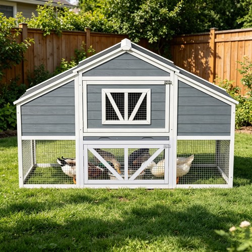 Outdoor story duck coop - 2,