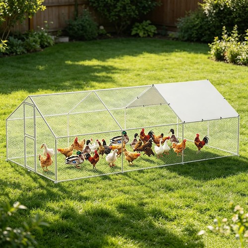 Metal chicken coop - x,