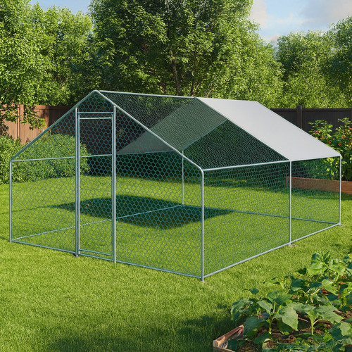 4x3m walk chicken run coop - 4x3m,