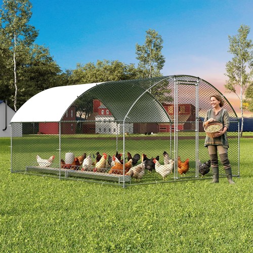 Large metal chicken coop - metal,