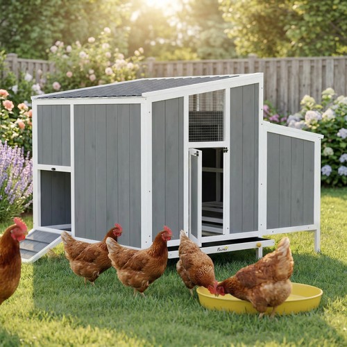 Chicken coop wooden - chicken,