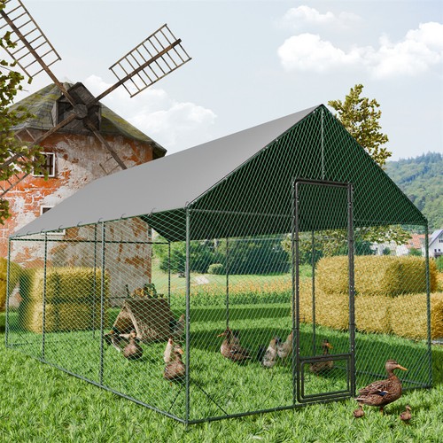 Extra large metal chicken - metal,