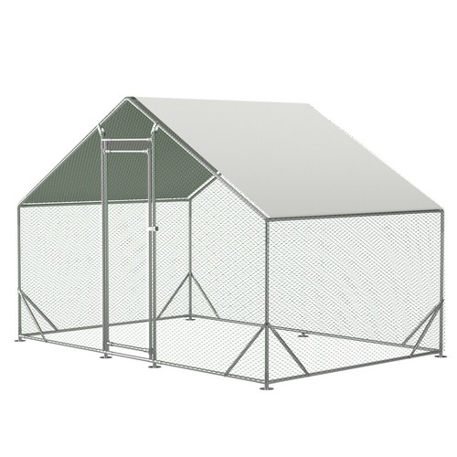 Walk galvanized chicken - walk-in,