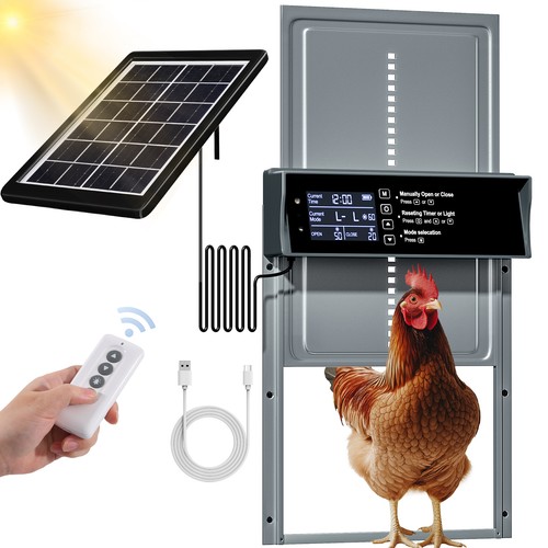 Solar automatic chicken coop - automatic,