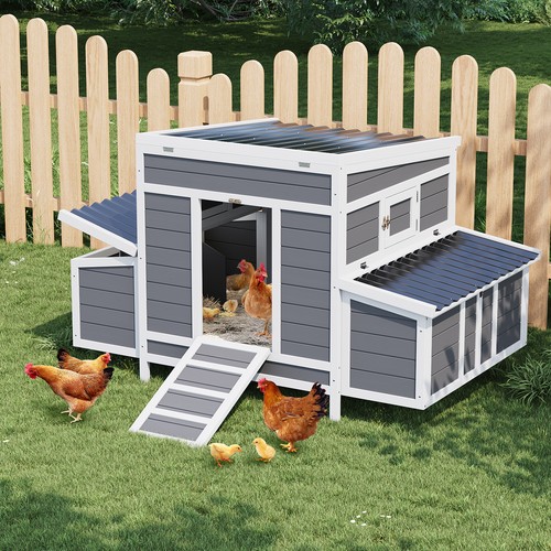Garvee wooden chicken coop - 55",