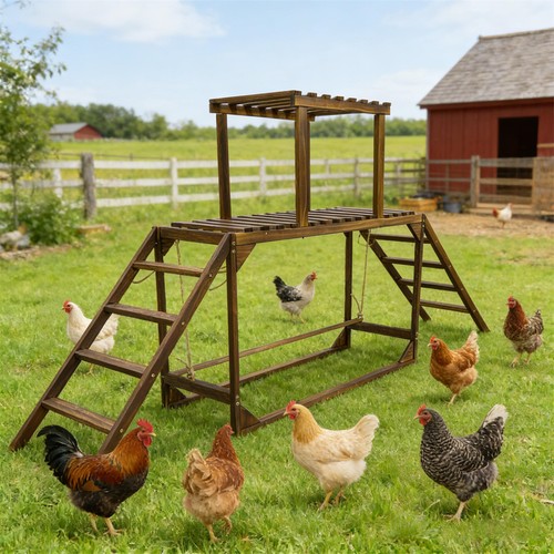 Chicken perch coop accessories - chicken,
