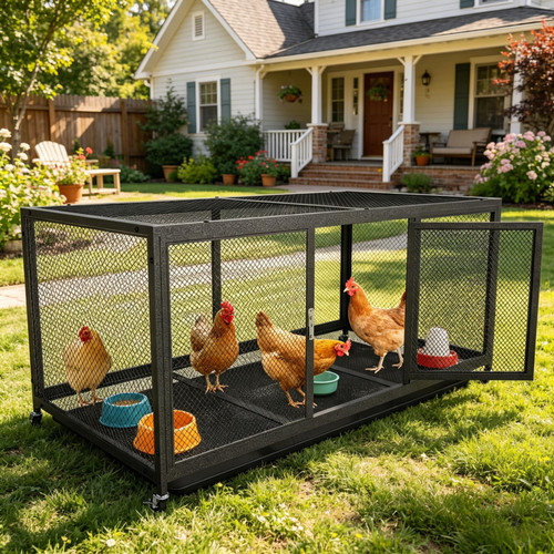 Chicken coop mobile - coop,