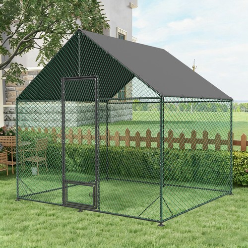 Super large metal chicken coop - super,